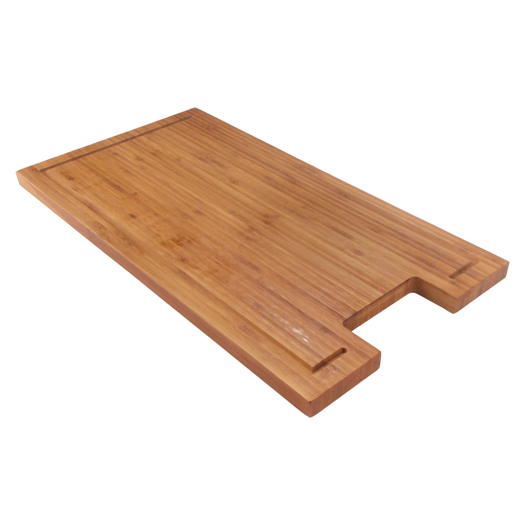 BambooMN Bamboo Griddle Cover Cutting Board for Viking Cooktops, New Vertical Cut, Small (19.8"x10.25"x0.75")