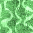 thumbnail image 1 of Ahgly Company Indoor Square Abstract Emerald Green Modern Area Rugs, 5' Square, 1 of 4