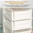 thumbnail image 2 of Plastic Egg Storage Holder Practical Kitchen Egg Storage Container Drawer Design Egg Tray with Vents for Home Kitchen Refrigerator Egg, 2 of 9