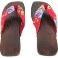 thumbnail image 2 of par de zuecos japoneses de madera, sandalias delicadas para mujer, zapatos de uso diario (38), 2 of 7