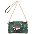 thumbnail image 2 of FORMRS Women Crossbody Purse with Chain Strap Vegan Leather Shoulder Handbag, Christmas Cat, 2 of 7
