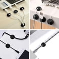 thumbnail image 5 of Minzimin 8 Pack Adhesive Cable Clips, Cable Cord Holder Organizer Management System for Desk, Wire Clips for All Your Computer, Electrical, Charging or Mouse Cord, Coffee, 5 of 6