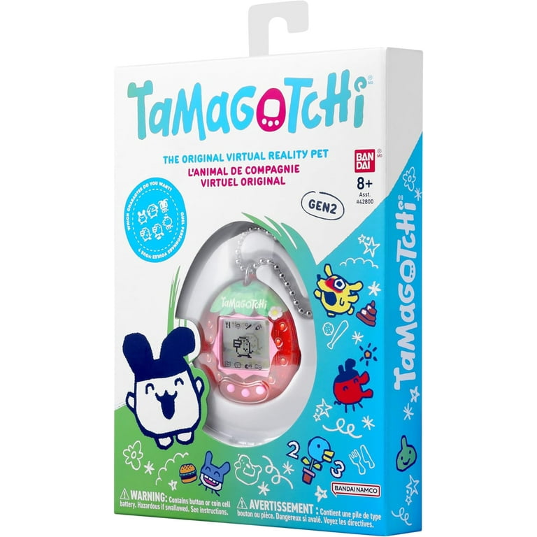 Tamagotchi, Digital Pet, Fresh Strawberry, includes chain and