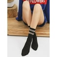 thumbnail image 4 of YooGuoGuo Novelty Leopard Print Crew Socks Animal Pattern Dress Socks For Women 3 pack, 4 of 7