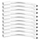 thumbnail image 1 of Paquete de 5-27 cables de freno para bicicleta en V Sunnimix Fideos de freno plateado 90 9 piezas, 1 of 8