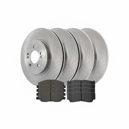 Front & Rear Brake Rotors & Ceramic Pads Kit For 07-09 Santa Fe Sport Utility