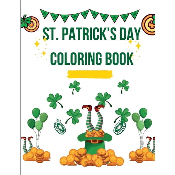 St Patrick's Day Coloring Book, (Paperback)