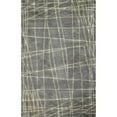 thumbnail image 1 of Bashian R129-GY-2.6X8-HG312 Bashian Greenwich Collection Geometric Contemporary Wool & Viscose Hand Tufted Area Rug, Grey - 2 ft. 6 in. x 8 ft., 1 of 1