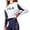 Peacoat/White/Chinese Red, variant on Fila Beatriz High-Waist Bike Shorts Womens Active Shorts Size XS, Color: Peacoat/White/Chinese Red