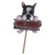 thumbnail image 3 of Figura de animal de decoración de perro de resina con forma de espiga, maceta para casa de muñecas, decoración de casa-C do, 3 of 6
