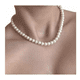 thumbnail image 5 of Collar De Perlas Para Hombre Y Mujer Aesthetic Ajustable 8mm, 5 of 5