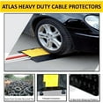 thumbnail image 2 of ATLAS Heavy Duty Cable Protector Ramp - 2 Channels - Rubber - Black Base / Yellow Lid - CP9987, 2 of 7