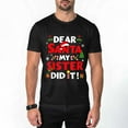 thumbnail image 5 of OdeJous Dear Santa I Can Explain Funny Christmas Shirt Men Women Graphic T-Shirt Funny Clothing Black L, 5 of 6