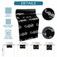 thumbnail image 6 of Ocean Seahorse Table Runner 90 Inches, Summer Nautical Coastal Textured Black Bed Runner Dresser Scarves Tabletop for Indoor Outdoor Parties/Ceremony/Banquet, 13" x 90", 6 of 9