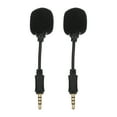 thumbnail image 1 of EeaseCA 2PCS Recording Microphone Noise Reduction 4-Conductor Voice Recording Microphone, 1 of 7