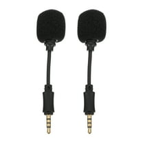 Zehuanyu 2 PCS Laptop Microphone Mini Practical Fine Craftsmanship