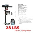 thumbnail image 3 of DC12 V 18 LBS/28 LBS Electric Trolling Motor ,Outboard Engine, Boat Propeller, For Fishing Boat Rowing Kayak Canoe ,Easy to Install, 3 of 7
