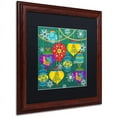 thumbnail image 2 of Trademark Fine Art "Xmas Balls" Canvas Art by Lisa Powell Braun, Black Matte, Wood Frame, 2 of 4