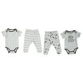 thumbnail image 2 of Baby Gear Baby Boy 4 PC Jogger Set, Sizes Newborn-9 Months, 2 of 4