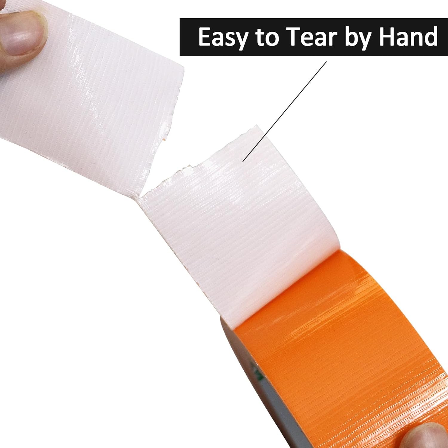 Orange Duct Tape, 3Rolls Heavy Duty Strong Industrial Color Duct Tape 9mil x 1.88inch x 30yds for Packing and Repairing