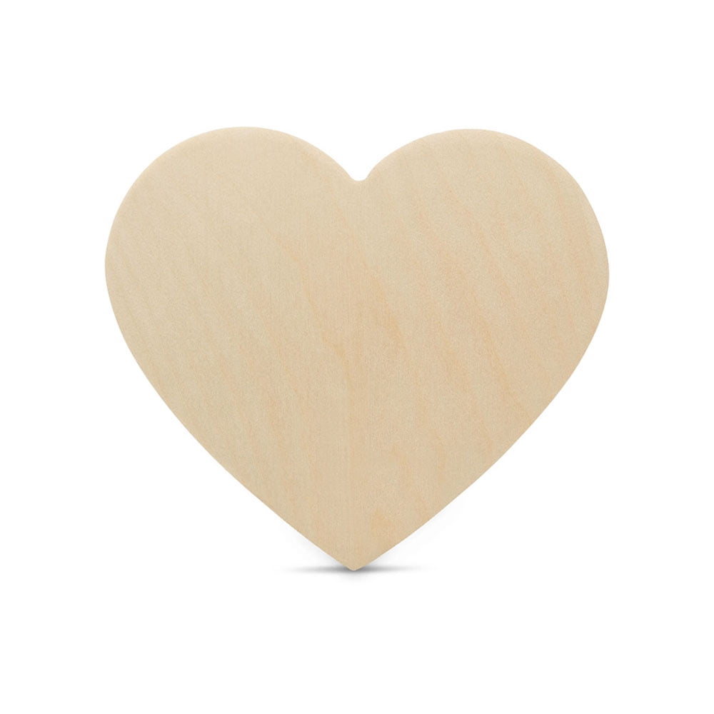 Wood Heart Cutouts 18 x 1/4 Thick, Unfinished Crafts & Valentines|  Woodpeckers