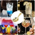 thumbnail image 5 of Vjnyvs Bartender Ice Strainer Stainless Steel Ice Spoon Filter Shell Shape Strainer Cocktail Strainer Professional Ice Cube Filter Spoon Home Kitchen Barware, 5 of 7