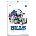 thumbnail image 3 of NFL Buffalo Bills - Drip Helmet 20 Wall Poster with Magnetic Frame, 22.375" x 34", 3 of 6
