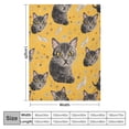 thumbnail image 4 of Nawypu  Custom Cats Faces Throw Collage Blanket Pictures Blanket Soft Blanket for Bedding Sofa and Travel Cute Per Multi Faces Gifts, 4 of 6