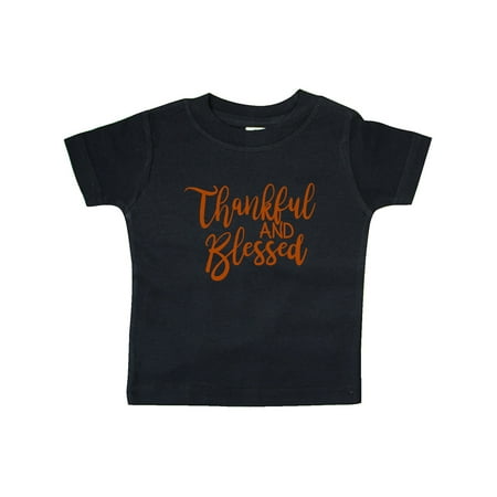 

Inktastic Thankful and Blessed Gift Baby Boy or Baby Girl T-Shirt