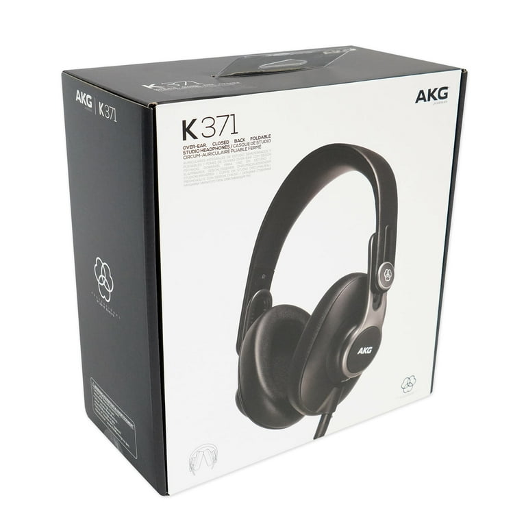 AKG Pro Audio K361 Over-Ear, Closed-Back, Foldable Studio Headphones Black