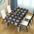 thumbnail image 4 of Yayeee Tablecloths 54" x 72" Rectangle Wrinkle Resistant Party Table Cover, Square Harmony, 4 of 8