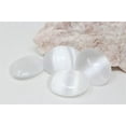 thumbnail image 2 of Selenite Palm Stone, High Grade, Worry Stone, Selenite Crystal, Gympsum, White Selenite, Healing Crystals, For Reiki Healing, 2 of 4