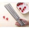 thumbnail image 2 of Pedoxline 13.2 inch Stainless Steel BBQ Skewers 20PCS, Reusable Grilling Skewer Sticks with Portable Tube Case for Outdoor Cooking & Barbecue Party, 2 of 6