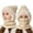 Beige, variant on Women's Winter Solid Color Versatile Cold Weather Neck Warmer Combined Hat Outdoor Riding Ear Cover Knit Soft Cap Black