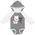 thumbnail image 3 of Inktastic Nonna Loves Me- cute and happy llama Boys or Girls Long Sleeve Baby Bodysuit, 3 of 5