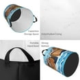 thumbnail image 2 of Balery Animals on Noah's Ark Floating Cesta de ropa redonda con asas, impermeable, independiente, para ropa, juguetes, dormitorio y familia-Medium, 2 of 6