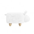 thumbnail image 4 of Picket House Furnishings Thumper Rabbit Storage Stool in White, 4 of 8