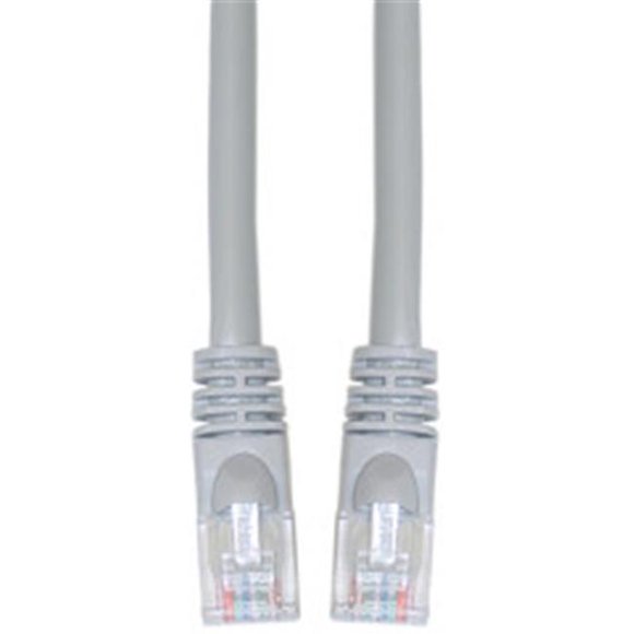 Cat5e Gray Ethernet Crossover Cable Snagless Molded Boot 14 foot