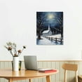 thumbnail image 2 of Nawypu , Holidays Winter Chapel Gallery-Wrapped Canvas Wall Art for Home &amp; Office,, 2 of 4