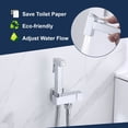 thumbnail image 3 of Toilet Concealed Hot and Cold Bidet Spray Set, Brass Hand Held Warm Water Sprayer, 3 of 7