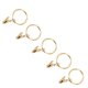 thumbnail image 4 of Anillos de Cortina de 80 Piezas con Clips, de Clips de Cortinas Fuertes en El Soporte de Barra de Tensión, 4 of 5