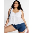 thumbnail image 2 of Kacey Lee Women's Eyelet Top, Sizes XS-XXL, 2 of 6