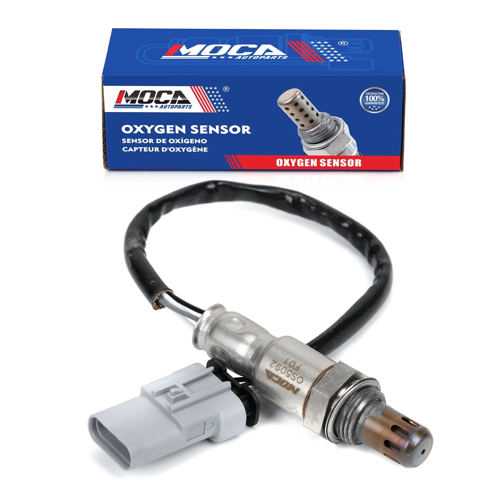 QIJIAUTO Sensor De Oxígeno O2 Aguas Arriba Y Aguas Abajo Compatible Con