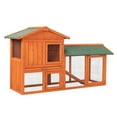 thumbnail image 6 of 61" Wooden Chicken Coop Hen House Rabbit Wood Hutch Poultry Cage Habitat, 6 of 10