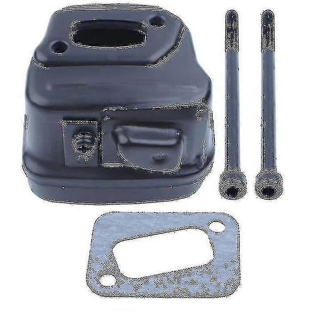 Exhaust Muffler Silencer With Bolt-on Gasket Kit Compatible With Husqvarna 340 345 346xp 350 351 353 503862803 Hg
