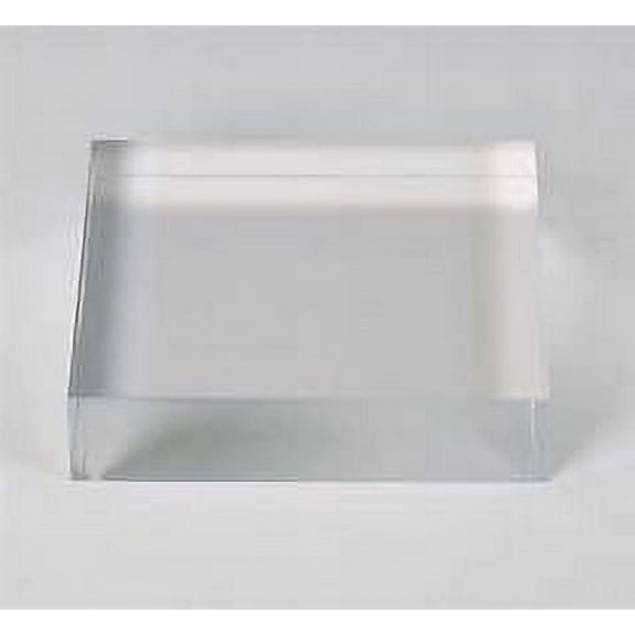 PLASTICMART Clear Acrylic blocks, bases and risers 1.00" thick 6" x 6" x 1.00"
