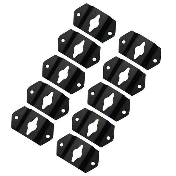 Masteelf 10 PCS Speaker Hanging Plate Iron Audio Speaker Hook Wall Mount Hook Accessory