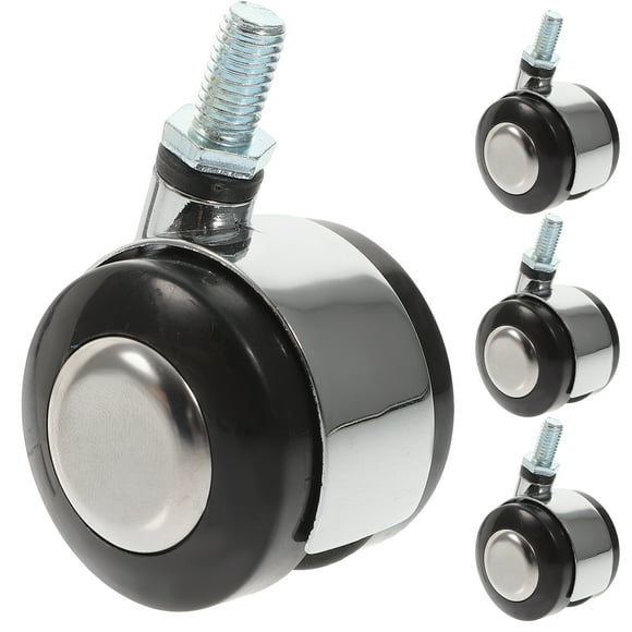 4pcs Walker Wyleels Reemplazo de ruedas giratorias de aleación de zinc Ruedas de servicio pesado