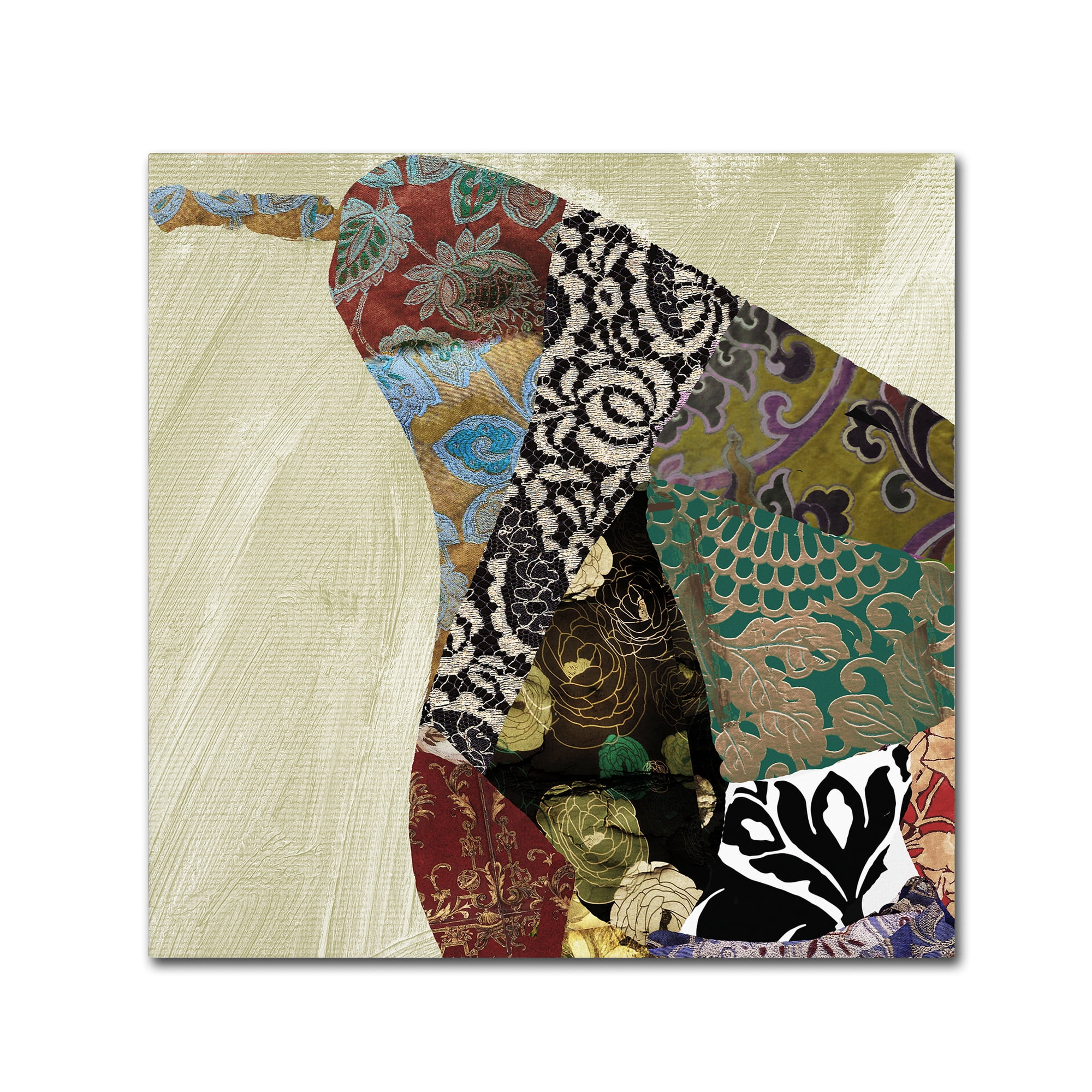 Trademark Fine Art "Pear Brocade I" Canvas Art by Color Bakery