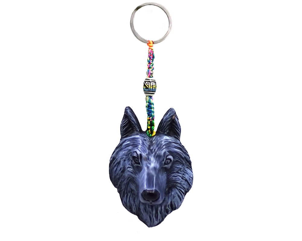 GRAY WOLF ~ KEY CHAIN  GREAT GIFT 